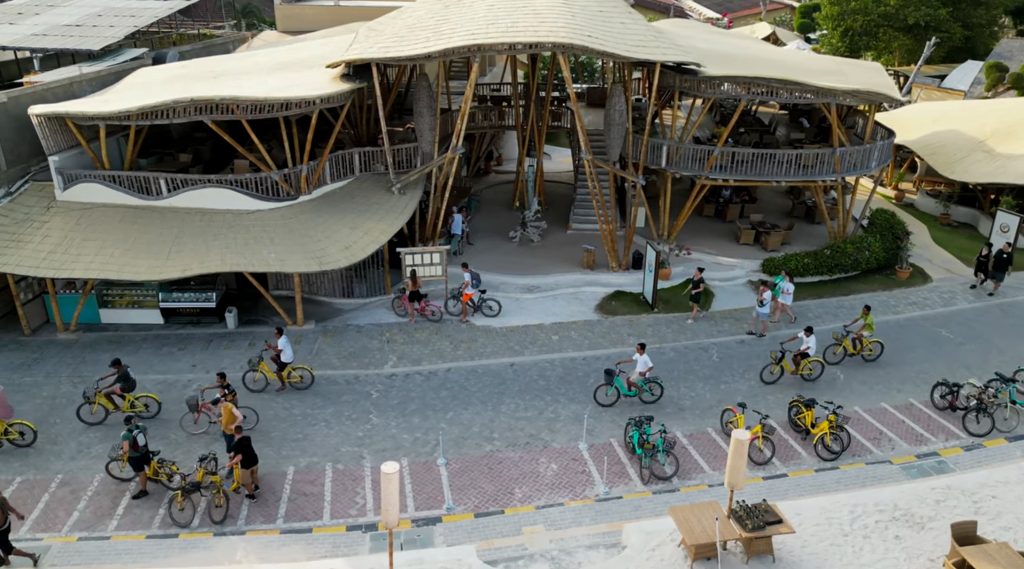 Bicis en Gili T.